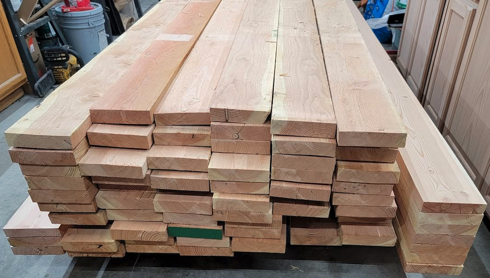 A handsome load of lumber fresh from Cody's Woodmaster 718